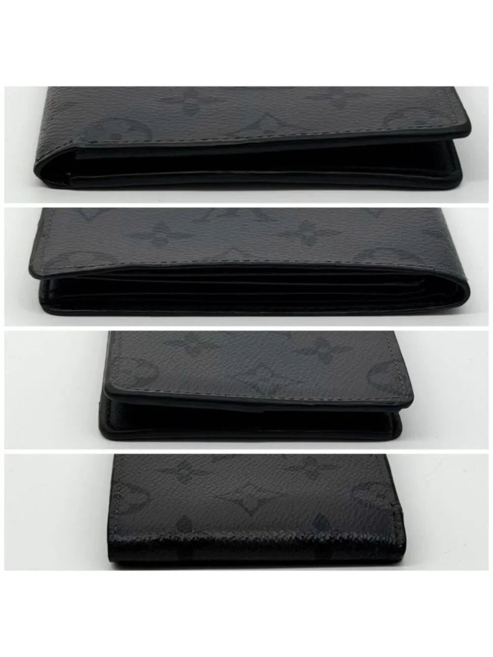 Louis Vuitton Portefeuille Slender Eclipse Monogram Wallet